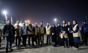 دومین کاروان رسانه ای سفیران حسینی خوزستان در روزخبرنگار در شلمچه