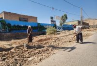 انجام عملیات ترمیم و آسفالت نوار حفاری معابر سطح شهر قلعه خواجه