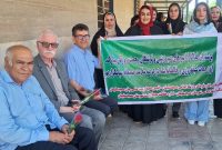 تجلیل  فعالان فرهنگی. هنری و محیط زیستی از پرستاران بیمارستان ۲۲ بهمن مسجدسلیمان