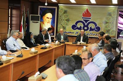 جلسه بررسی راهکارهای بهینه سازی و کاهش مصرف انرژی در شرکت بهره برداری نفت و گاز مسجدسلیمان برگزار شد .